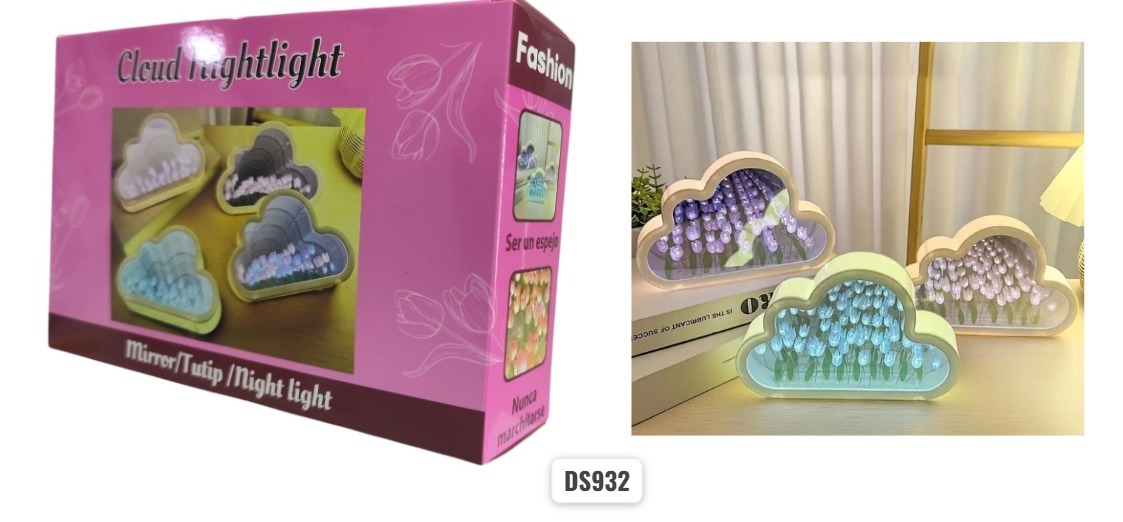 Miniatura 1 de Lampara tulipanes nube